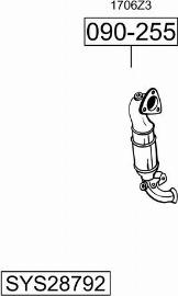 Bosal SYS28792 - Система випуску ОГ autocars.com.ua