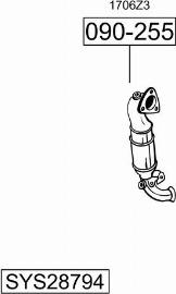 Bosal SYS28794 - Система випуску ОГ autocars.com.ua