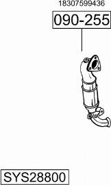 Bosal SYS28800 - Система випуску ОГ autocars.com.ua