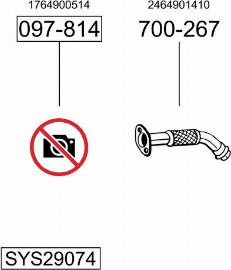 Bosal SYS29074 - Система выпуска ОГ avtokuzovplus.com.ua