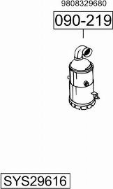 Bosal SYS29616 - Система випуску ОГ autocars.com.ua