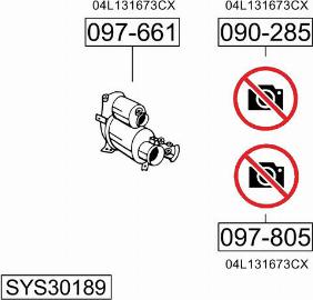 Bosal SYS30189 - Система випуску ОГ autocars.com.ua