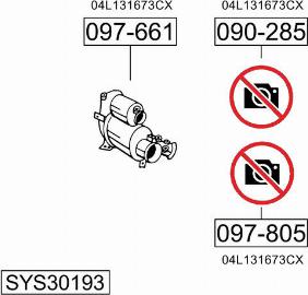 Bosal SYS30193 - Система випуску ОГ autocars.com.ua