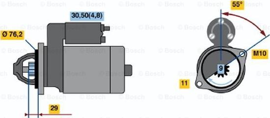 BOSCH 0 001 138 001 - Стартер autocars.com.ua