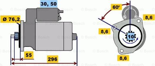 BOSCH 0 001 218 116 - Стартер autocars.com.ua