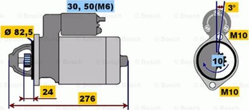 BOSCH 0 001 218 137 - Стартер avtokuzovplus.com.ua