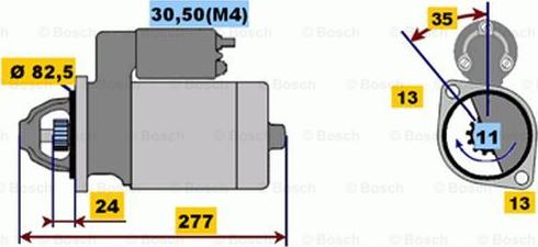 BOSCH 0 001 218 742 - Стартер avtokuzovplus.com.ua