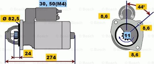 BOSCH 0 001 218 158 - Стартер autocars.com.ua