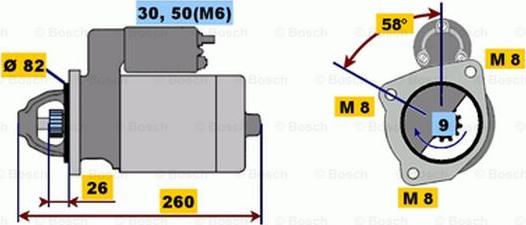 BOSCH 0 001 218 159 - Стартер avtokuzovplus.com.ua