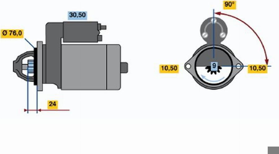 BOSCH 0 001 218 171 - Стартер autodnr.net