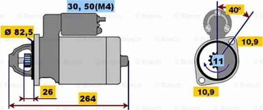 BOSCH 0 001 218 172 - Стартер autocars.com.ua