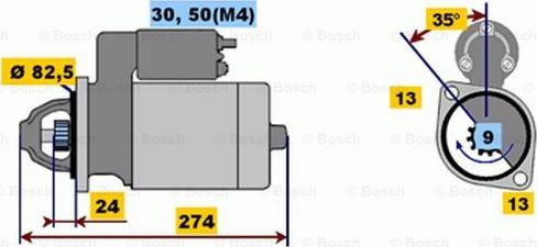 BOSCH 0 001 218 176 - Стартер autocars.com.ua