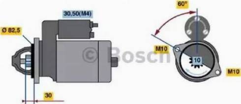 BOSCH 0001218710 - Стартер avtokuzovplus.com.ua