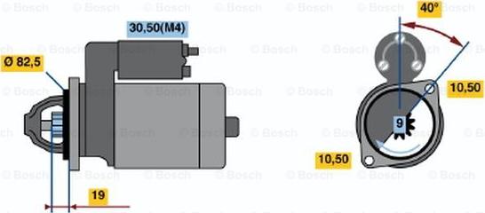 BOSCH 0 001 218 722 - Стартер autocars.com.ua