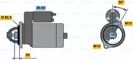 BOSCH 0 001 219 015 - Стартер autocars.com.ua