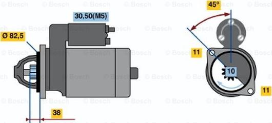 BOSCH 0 001 223 502 - Стартер autocars.com.ua