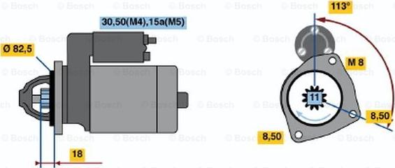 BOSCH 0 001 316 010 - Стартер autodnr.net