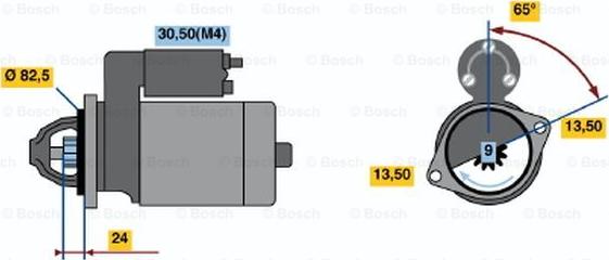 BOSCH 0 001 362 050 - Стартер autocars.com.ua