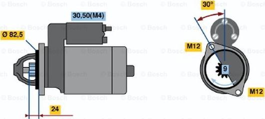 BOSCH 0 001 362 600 - Стартер autocars.com.ua