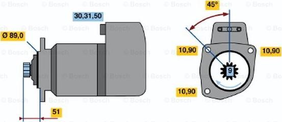 BOSCH 0 001 416 060 - Стартер autocars.com.ua