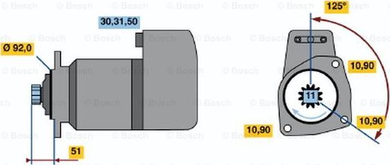 BOSCH 0 001 417 016 - Стартер autocars.com.ua