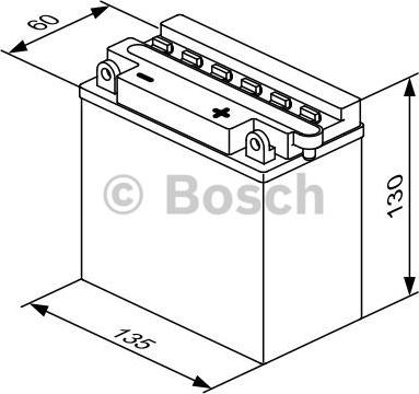 BOSCH 0 092 M4F 190 - Стартерна акумуляторна батарея, АКБ autocars.com.ua