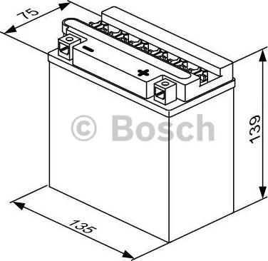 BOSCH 0 092 M4F 270 - Стартерна акумуляторна батарея, АКБ autocars.com.ua