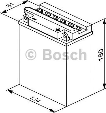 BOSCH 0 092 M4F 320 - Стартерна акумуляторна батарея, АКБ autocars.com.ua