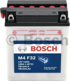 BOSCH 0 092 M4F 320 - Стартерна акумуляторна батарея, АКБ autocars.com.ua