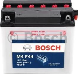 BOSCH 0 092 M4F 440 - Стартерная аккумуляторная батарея, АКБ autodnr.net