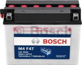 BOSCH 0 092 M4F 470 - Стартерная аккумуляторная батарея, АКБ autodnr.net