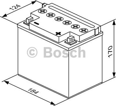 BOSCH 0 092 M4F 520 - Стартерна акумуляторна батарея, АКБ autocars.com.ua