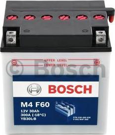 BOSCH 0 092 M4F 600 - Стартерная аккумуляторная батарея, АКБ autodnr.net
