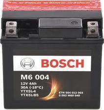 BOSCH 0 092 M60 040 - Стартерная аккумуляторная батарея, АКБ avtokuzovplus.com.ua