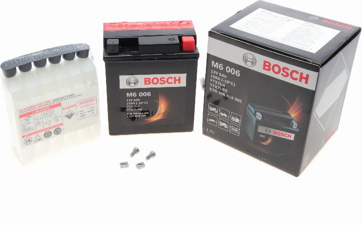 BOSCH 0 092 M60 060 - Стартерна акумуляторна батарея, АКБ autocars.com.ua