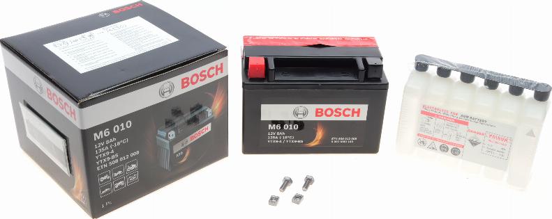 BOSCH 0 092 M60 100 - Стартерна акумуляторна батарея, АКБ autocars.com.ua