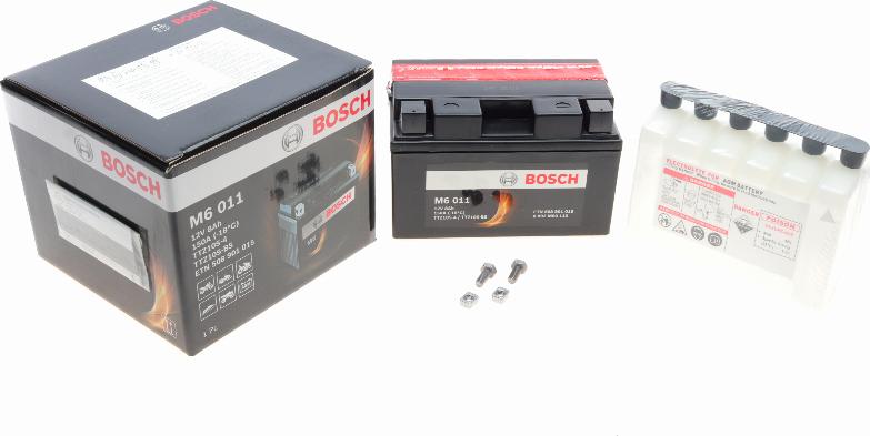 BOSCH 0 092 M60 110 - Стартерна акумуляторна батарея, АКБ autocars.com.ua