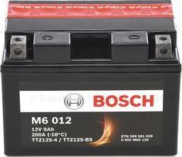 BOSCH 0092M60120 - Стартерна акумуляторна батарея, АКБ autocars.com.ua