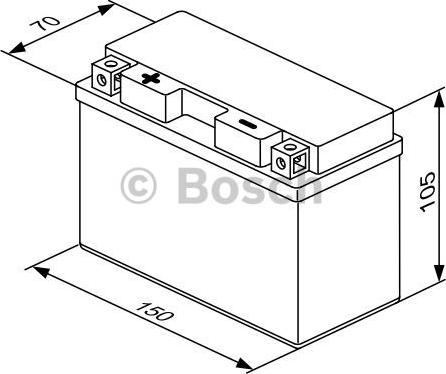 BOSCH 0 092 M60 130 - Стартерна акумуляторна батарея, АКБ autocars.com.ua