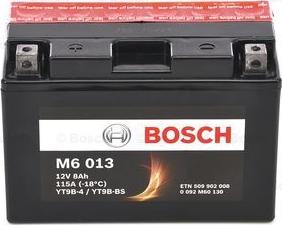 BOSCH 0092M60130 - Стартерна акумуляторна батарея, АКБ autocars.com.ua