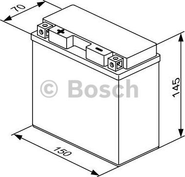 BOSCH 0 092 M60 200 - Стартерна акумуляторна батарея, АКБ autocars.com.ua