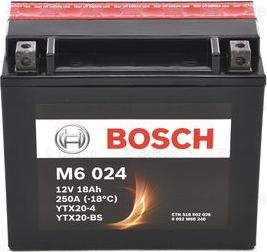 BOSCH 0 092 M60 240 - Стартерна акумуляторна батарея, АКБ autocars.com.ua