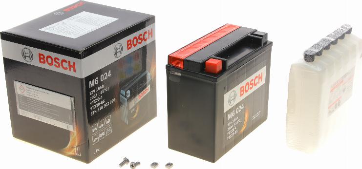 BOSCH 0 092 M60 240 - Стартерна акумуляторна батарея, АКБ autocars.com.ua