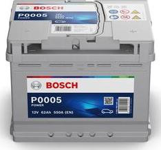 BOSCH 0 092 P00 050 - Стартерна акумуляторна батарея, АКБ autocars.com.ua