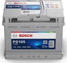 BOSCH 0 092 P01 050 - Стартерная аккумуляторная батарея, АКБ autodnr.net