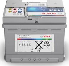 BOSCH 0 092 PP0 050 - Стартерна акумуляторна батарея, АКБ autocars.com.ua