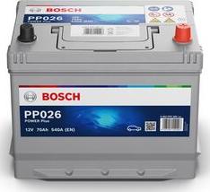 BOSCH 0 092 PP0 260 - Стартерна акумуляторна батарея, АКБ autocars.com.ua