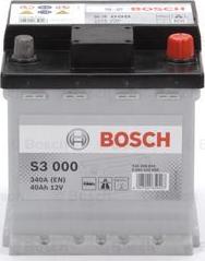 BOSCH 0 092 S30 000 - Акумулятор Bosch 12В-40Аг-340А-9.78кг autocars.com.ua