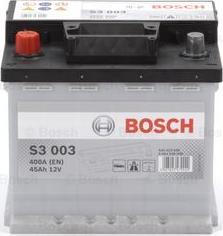 BOSCH 0 092 S30 030 - Акумулятор Bosch 12В-45Аг-400А-11.57кг autocars.com.ua