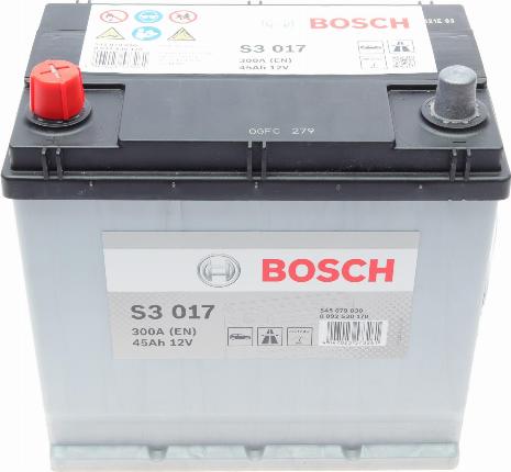 BOSCH 0 092 S30 170 - Стартерная аккумуляторная батарея, АКБ avtokuzovplus.com.ua